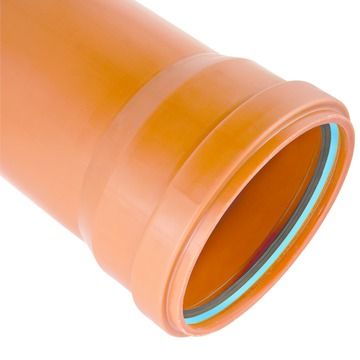 [PPETUY110.3SN8/10] Muffe BENOR PP-Rohr (110 x 4.2mm (SN8/10), 3m)