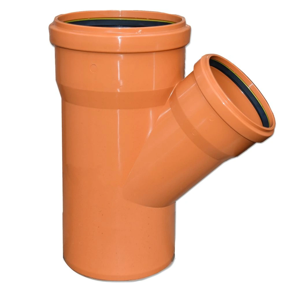 [PPEY250-160MFF] T 45° réduit MFF  PP évacuation BENOR (250 x 160mm)