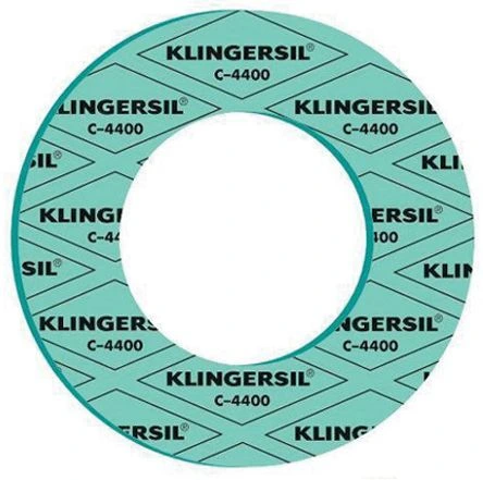 Joint cartonné vert en fibres Klingersil C-4400 DVGW