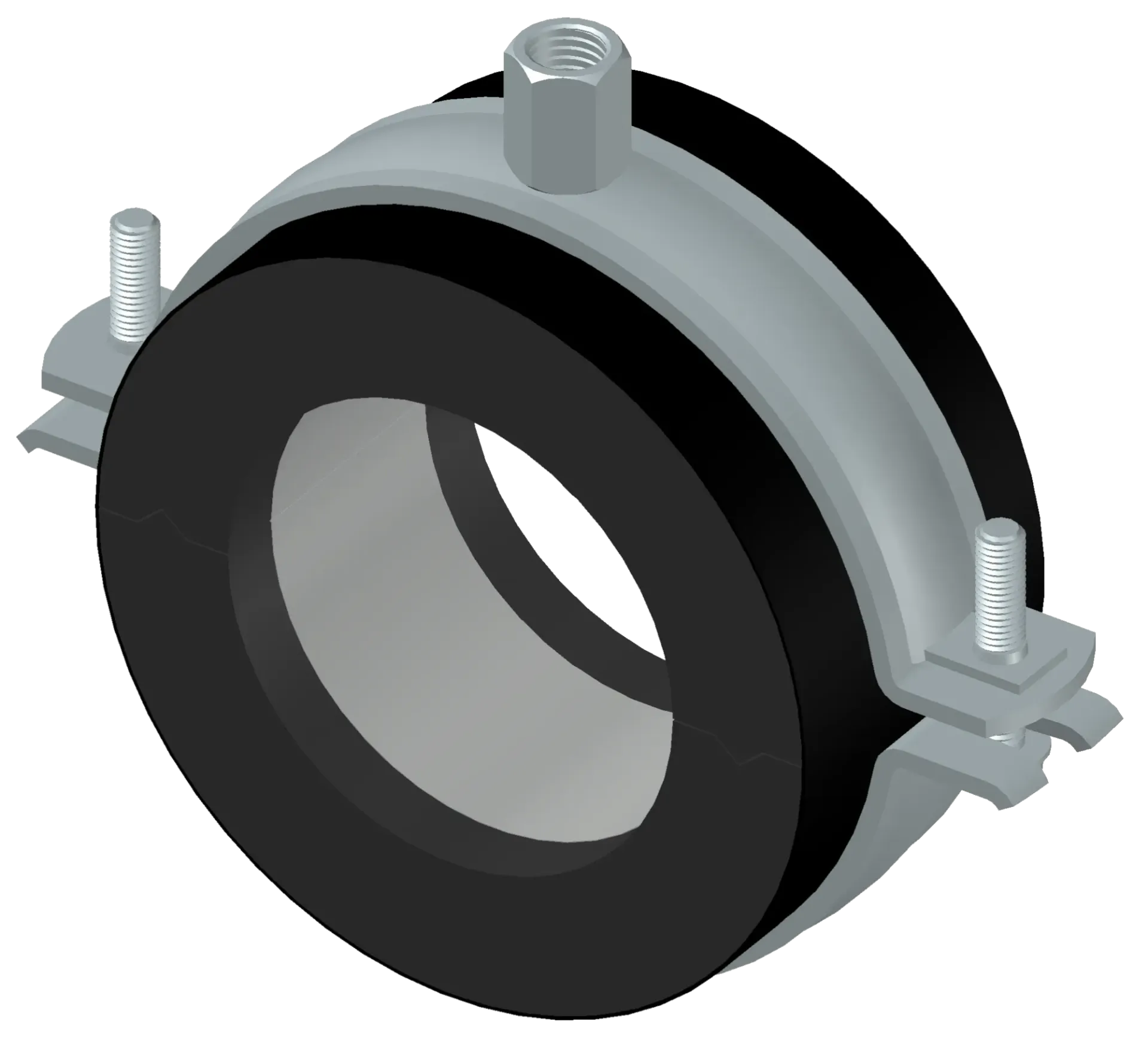Collier isolé Armaflex galva M8/M10 - Epaisseur isolant 19mm