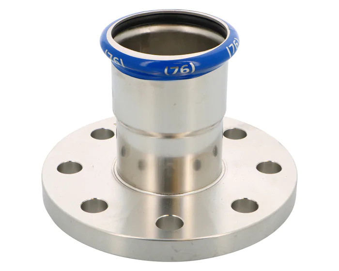 [INSBRI76-65] Bride PN16 inox 316L à sertir - Mâchoire M (76.1mm x DN65)