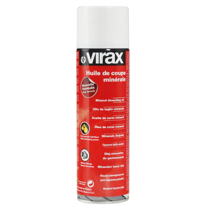 [HUILEDECOUPEVIRAX] Huile de coupe minérale Virax en aérosol 500ml