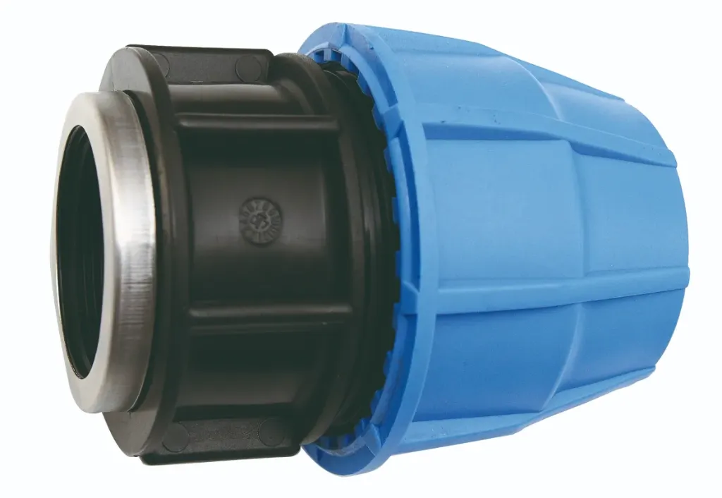 PP-knelkoppeling met binnendraad (met RVS-versterking) PN16 voor PE-buis – Easyfit