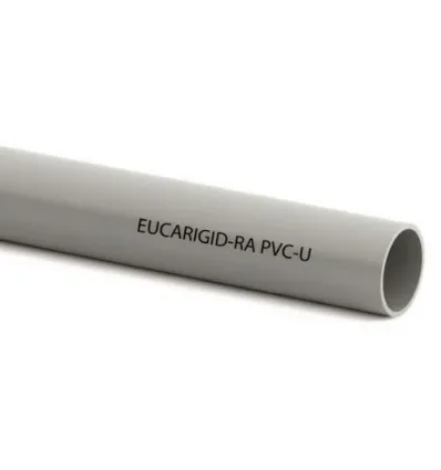 [PVPTUY20.4PN16] Tuyau PVC-U pression EUPEN gris – S6,3 / SDR13,6 – PN16/PN20 – EN1452 – Eau potable (20x1.5mm, 4m)