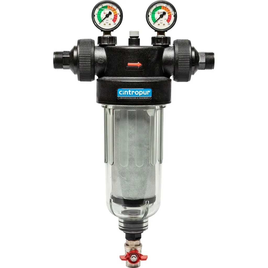 [CINNW280] Cintropur NW280 - 1" - 1 tamis filtrant 25µ + 2 manomètres + vanne de purge + clé inclus