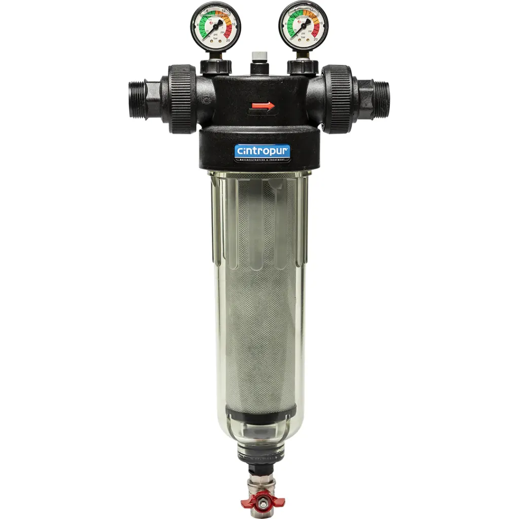 [CINNW340] Cintropur NW340 - 1 1/4" - 1 tamis filtrant 25µ + 2 manomètres + vanne de purge + clé inclus