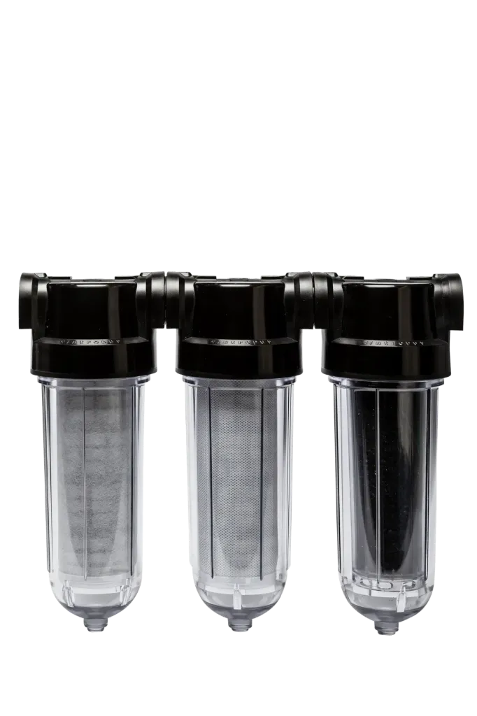 [CINSL240TRIO-34] Cintropur SL240 TRIO-CTN - tamis filtrants 100µ et 25µ + charbon actif + attache murale + clé inclus (3/4")