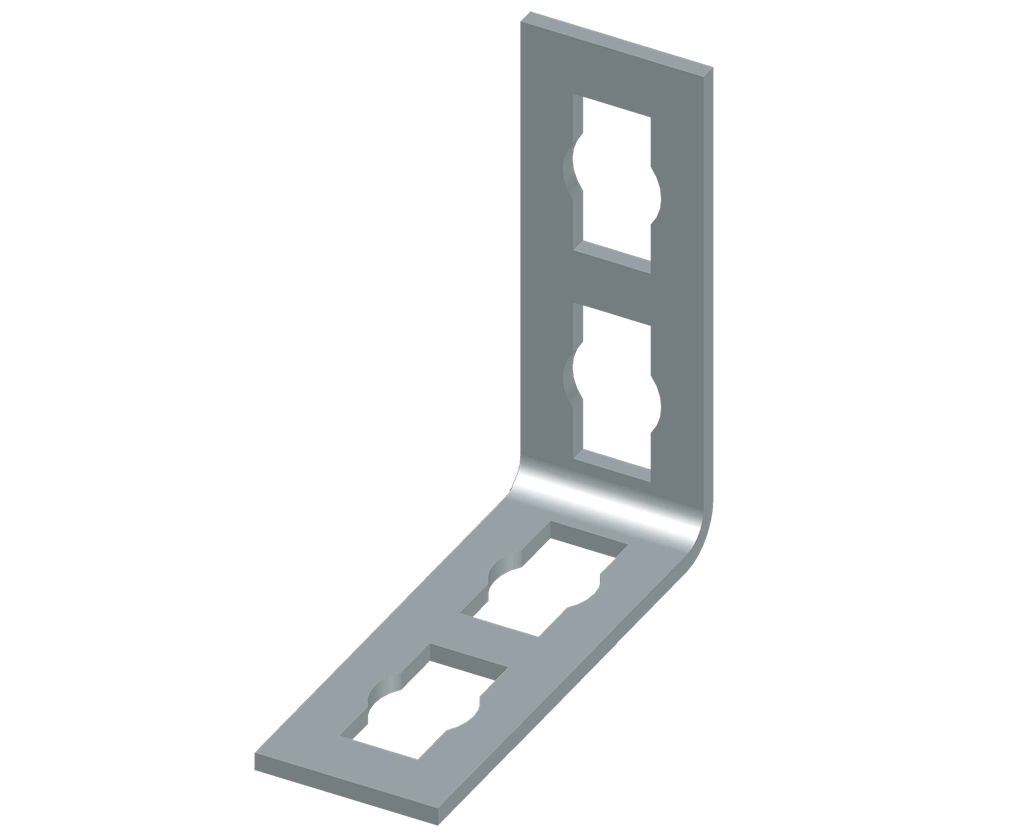 Equerre rapide 90° pour rail 41x41mm