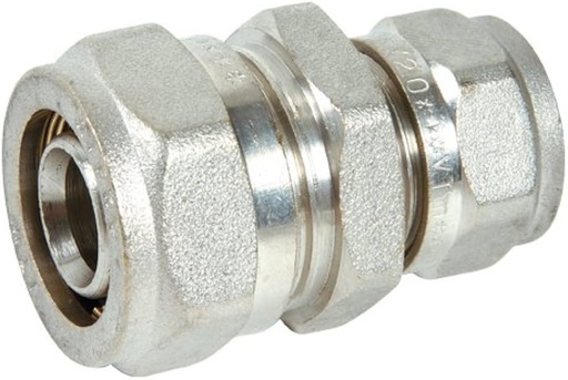 [PEXCMAN20-16] Pex compression coupler reduced 20mm x 16mm