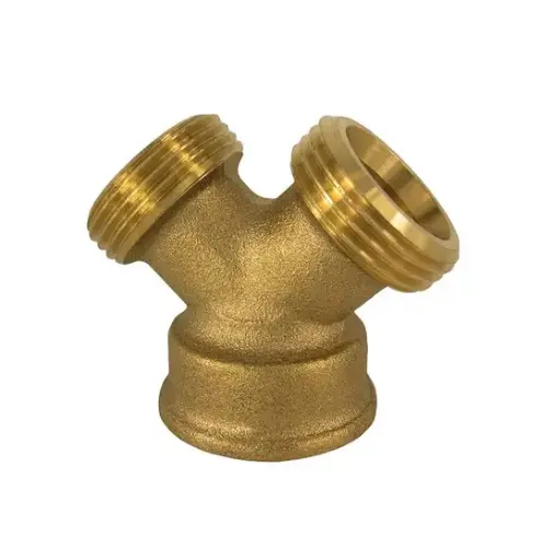 [LAY34MMF] Y-piece Male-Female-Female PVC sewage BENOR