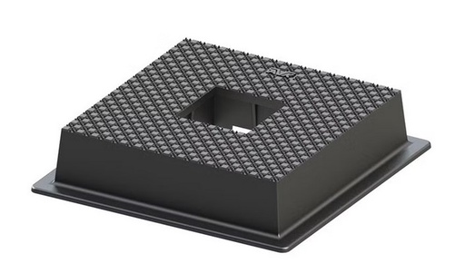 [AVVENCADRENOIR] Encadrement synthétique pour regard de vanne, noir