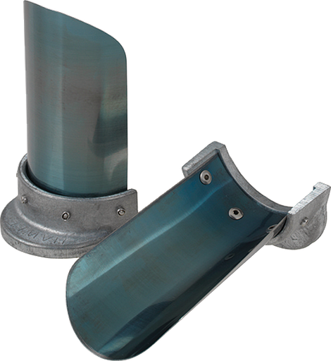 Pair of metal disassembly shells (For ISO Hawle fitting)