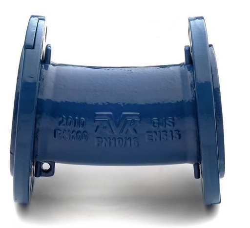 Coude en fonte 11° à brides mobiles