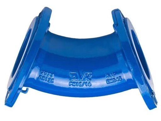 Coude en fonte 45° à brides mobiles