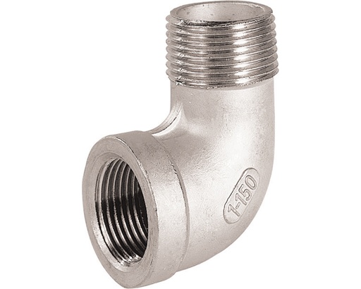 Coude 90° inox BSP Mâle-Femelle CF8M PN20