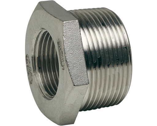 Réduction mâle-femelle inox BSP CF8M PN20