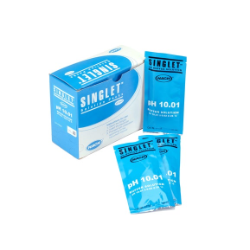 [POCKETPRO-TAMPONPH10] Tampon de pH à usage unique Singlet, pH de 10,01, paquet de 20