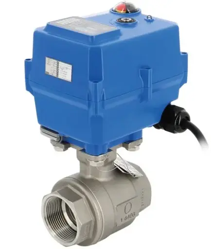 715XS 3-Wire Stainless Steel Motorized Ball Valve with Return Condenser - Normally Closed