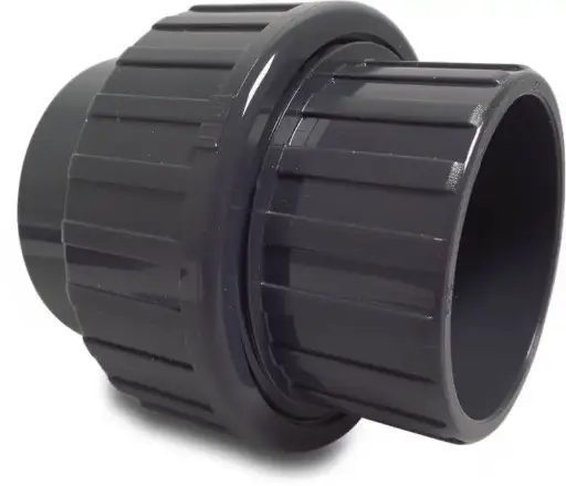 Raccord union à coller PVC-U gris 16bar