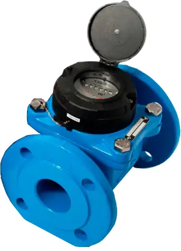 Axiaalflügelwasserzähler Woltmann MWNF, vorgerüstet für REED-Lesegerät. Max. 30 °C.