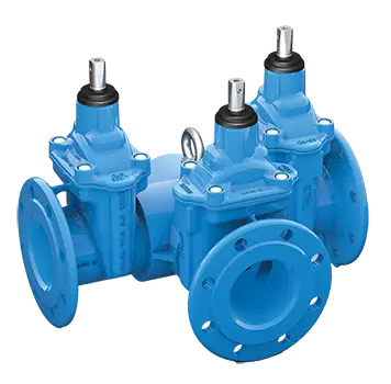 INFINI-3 Bayard EPDM combined gate valves with bare shaft