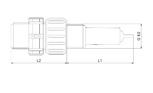 [DD-CANNEINEJCTIONLEVRES] 95730964 Grundfos Einspritzdüse met FKM-Lippen voor Dosierpompen