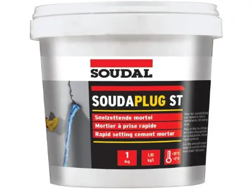 [SOUDAPLUG] Soudaplug ST 1kg - Mortier à prise rapide