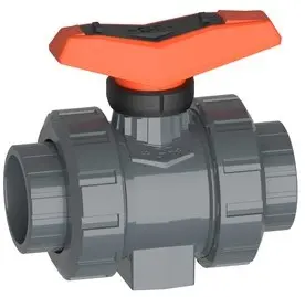 Vanne à bille PVC-U taraudée GF type 546 joint EDPM PN10