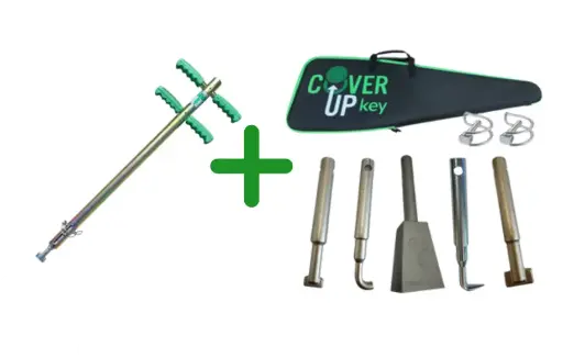[LEVETAQUECOUPDEBELIER] Lève Taque Coup de Bélier avec étui et kit de crochets adaptés (fresh water kit)