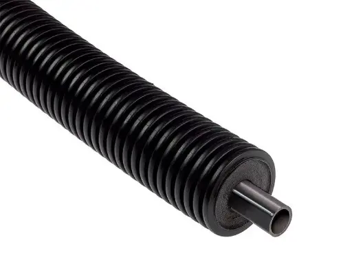 Tuyau Terrendis Simple Cool PEHD isolé SDR11 PN16 avec câble anti-gel chauffant 10W/m